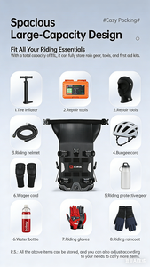 Bolsa Impermeable Universal de Gran Capacidad (5.5L) para Motocicleta, Scooter, Barra Anticaídas, Bolsa Lateral para Motocicleta, Herramientas de Conducción - Product Image 5