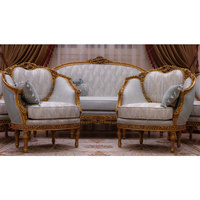 Reproduction de meubles Louis XV Meubles de salon Sculpture sur bois Ensemble de canapé Meubles arabes