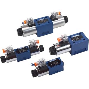 วาล์วควบคุมทิศทางไฮดรอลิกโซลินอยด์ Rexroth รุ่น DSG 02 03 4WE6 10 ซีรีส์ แบบแม่เหล็กไฟฟ้า สำหรับใช้งานในอุตสาหกรรม - Product Image 1