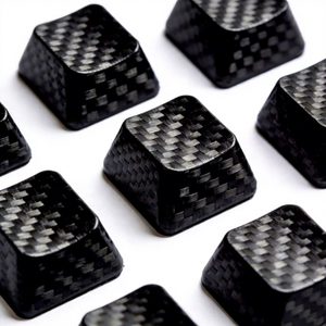 Teclas de Teclado Ligeras de Fibra de Carbono con Diseño Hexagonal - Accesorios - Product Image 1