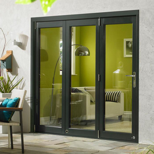Standard Extérieur En Aluminium Commercial Balcon Villa Patio Moderne <span class=keywords><strong>Accordéon</strong></span> Conception Bifold En Aluminium Pliage <span class=keywords><strong>Porte</strong></span> En Verre - Product Image 6