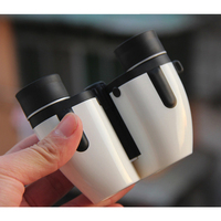 Binoculares plegables con visión nocturna de baja luz para ver aves al aire libre, binoculares de 10x22 con Zoom para caza y acampada
