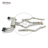 Ecnal Pour 2013-2016 2013-2018 BMW F85 F86 X5M X6M 4.4T échappement après silencieux soupape de vide SS304 soupape d'échappement