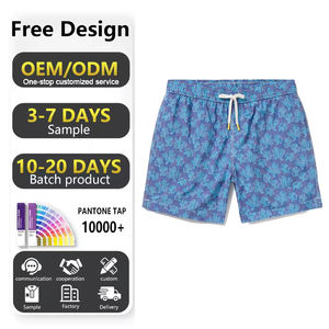 Pantalones cortos de poliéster para playa para hombre personalizados de fabricante, tabla de <span class=keywords><strong>surf</strong></span> de verano informal con estampado de sublimación gráfica - Product Image 1