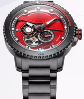 Montres de plongée automatiques en acier, lumineuses 24h/24, avec design d'usine et personnalisation par lots, similaire au design de la montre Flywheel, pour marque privée