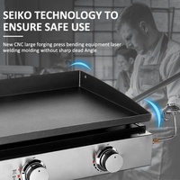 Barbecue électrique portable à 2 brûleurs en acier inoxydable 1000W 220-240V pour la maison, le jardin, la cuisine, la table, les steaks, les burgers, utilisation en extérieur