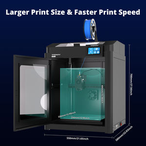 TRONXY VEHO 3A Professional Single Color Metal 3D <b>Printer</b> FDM Enclosed 3D <b>Printer</b> <b>Machine</b> USB for Industrial Use PLA 1-Year - Product Image 2