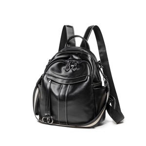 Vintage Lady <strong>Backpack</strong> Anti <strong>Theft</strong> Bag Soft PU Water <strong>Proof</strong> Travel Bag - Product Image 2