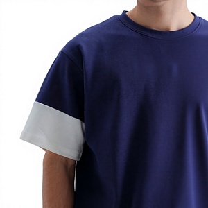 เสื้อยืดแขนสั้นผู้ชายผ้าฝ้ายแท้ 100% เนื้อนุ่ม พร้อมโลโก้สั่งทำ ใส่สบายๆ ในฤดูร้อน ผ้าถัก ทรงปกติ - Product Image 4