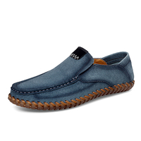Mocassins Homme Faits Main Grande Taille 38-47, Chaussures de Conduite Décontractées en Cuir, Mocassins Souples pour la Marche