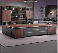 Tavolo da ufficio di lusso e sedie design Executive ufficio scrivania set Manager mobili da ufficio mobili commerciali scrivania da lavoro