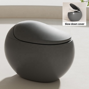 Cảm biến tự động tuôn ra <span class=keywords><strong>WC</strong></span> 3D làm sạch CHẬU VỆ SINH điện một mảnh phòng tắm màu xám trứng thông minh nhà vệ sinh thông minh - Product Image 1