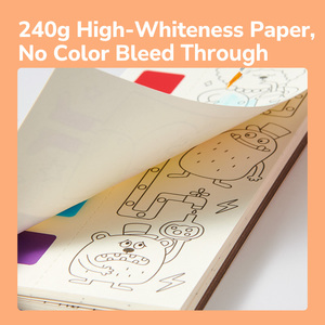 Mideer MD4194 Libro da Colorare ad Acqua per Bambini con Luce - <span class=keywords><strong>Foresta</strong></span> Fantastica, Terra dei Sogni, Pittura, Graffiti, Arte e Artigianato per Bambini - Product Image 3