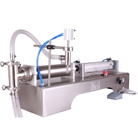 Machine de remplissage pneumatique semi-automatique à prix d'usine pour le conditionnement de liquides et sauces en petites quantités