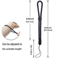 Dragonne réglable en nylon universelle pour téléphone, appareil photo, clés et accessoires