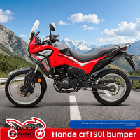 Nouveau pour CRF190L : Protection de moteur supérieure et inférieure en acier au carbone pour moto, barre anti-chute et anti-collision
