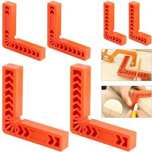 Regla de ángulo recto de plástico de 3, 4 y 6 pulgadas, guía de esquina para carpintería, herramienta de alineación. - Product Image 1