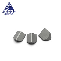 Inserts en carbure cémenté profil Tortoise Back YG8C YG11C, pointes de soudage en carbure de tungstène pour forets miniers, OEM disponible