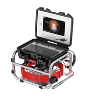 Caméra d'inspection des canalisations 512 Hz 1080P avec écran IPS 9 pouces auto-nivelant, compteur de distance 50 m, vidéo IP68