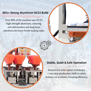 Meixin Machine à touffeter automatique à 2 axes Balai <span class=keywords><strong>de</strong></span> nettoyage ménager Brosse <span class=keywords><strong>de</strong></span> nettoyage en plastique Machine <span class=keywords><strong>de</strong></span> fabrication - Product Image 3