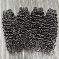 Grossistes de Cheveux Ondulés Naturels Indiens, Produits Capillaires Bruts à Cuticules Alignées pour Femmes Noires, Lots de Cheveux Humains Bouclés Pixie en Vrac