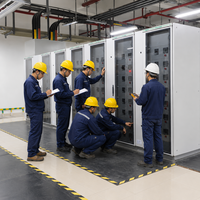 Armoire de commutation moyenne tension 12KV KYN28 12A, boîtier en acier IP4X, pour alimentation électrique intérieure de complexe commercial