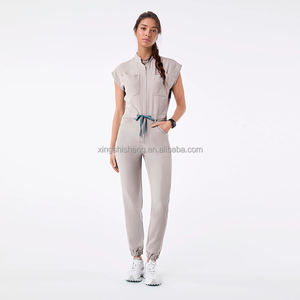 Monos Quirúrgicos Médicos de Tallas Grandes al por Mayor, Uniforme de Enfermería de una Pieza con Logotipo Personalizado para Mujer en Hospital y Clínica Veterinaria para Doctora - Product Image 1