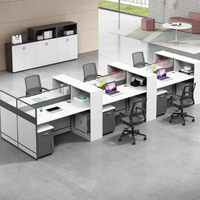 Nouveau Système de Postes de Travail Commerciaux de Haute Qualité au Design Moderne pour Mobilier de Bureau d'Entreprise – Ensemble de Tables à Cloisons