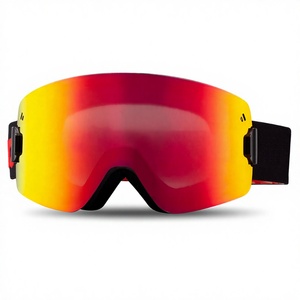 Gafas de Esquí con Doble Capa Antivaho, Protección Ocular a Prueba de Viento, Lentes Magnéticas de TPU para Snowboard, Lentes Esféricas, Gafas Antipolvo - Product Image 1