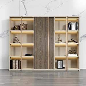 Industrial-Style Modern Wooden Office File Cabinet <b>Low</b> Mobile Side Tea Printer Partition for Home Archive <b>Storage</b> Hospital - Product Image 5