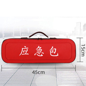 Kit de herramientas de emergencia, 45 cm x 15 cm, tela Oxford roja, botiquín de primeros auxilios para coche, para uso en rescate de emergencia - Product Image 1