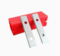 Lames de raboteuse en carbure de tungstène 50*12*1.5mm, 35 couteaux de finition pour bords de bois, résistantes à l'usure, OEM VUILI pour machines à chantourner
