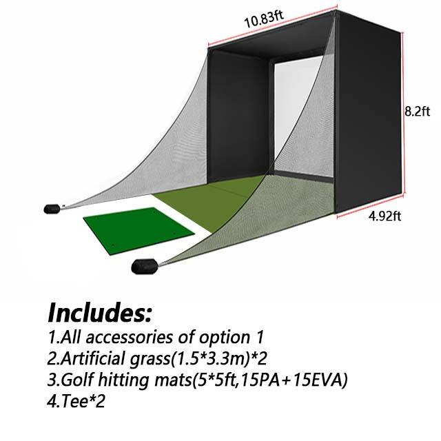 330*250*150cm+150*150cm hitting mat