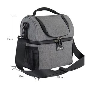 Sympathybag - Juego de 4 Estuches de Maquillaje Transparentes, Impermeables, de PU, de Doble Capa, Grandes y Portátiles para Viaje - Product Image 3