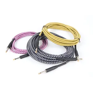 High quality weave audio wire 10M guitar instrument cable For guitar/bass