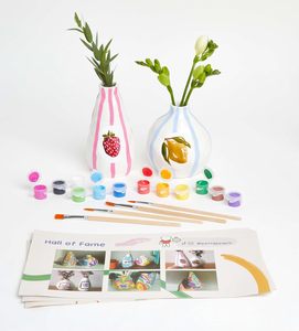 Pottd Ceramic Paint-a-<strong>Vase</strong> Pottery Painting Kit-<strong>Personalised</strong> DIY <strong>Vase</strong> Craft Set Easter Theme Includes <strong>Vases</strong> Paints Step-by-Step - Product Image 5