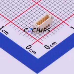 X0800WRS-05HF-LPV01 Wire-to-Board Pin Header SMD,P=0.8mm,Horizontal Mount Connector 1x5P 0.8mm Horizontal Mount 5P - Product Image 1