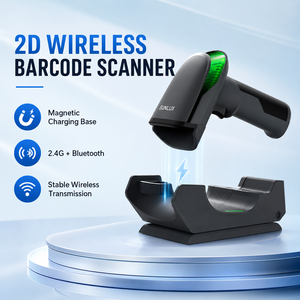 Escáner de Código de Barras Inalámbrico 2D XL-9620C con Base de Carga Magnética, Modo Dual, Batería Recargable de 2600mAh para Almacén y Comercio Minorista - Product Image 3