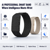 Gelang Pintar Perekam Suara AI Grosir, Transkripsi Multi-Bahasa, Daftar Tugas, Peta Pikiran, Monitor Kesehatan untuk Penggunaan Kantor