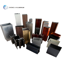 Profils en aluminium pour la construction de bâtiments modernes, fenêtres et portes sur mesure anodisées, profilé d'extrusion en aluminium 6063 T5