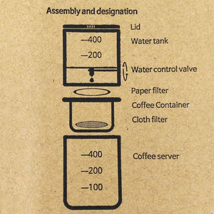 400ml thủy tinh lạnh Brew cà phê nhỏ giọt Hướng dẫn sử dụng chậm nhỏ giọt nước đá lạnh Brew cà phê nhà sản xuất - Product Image 6