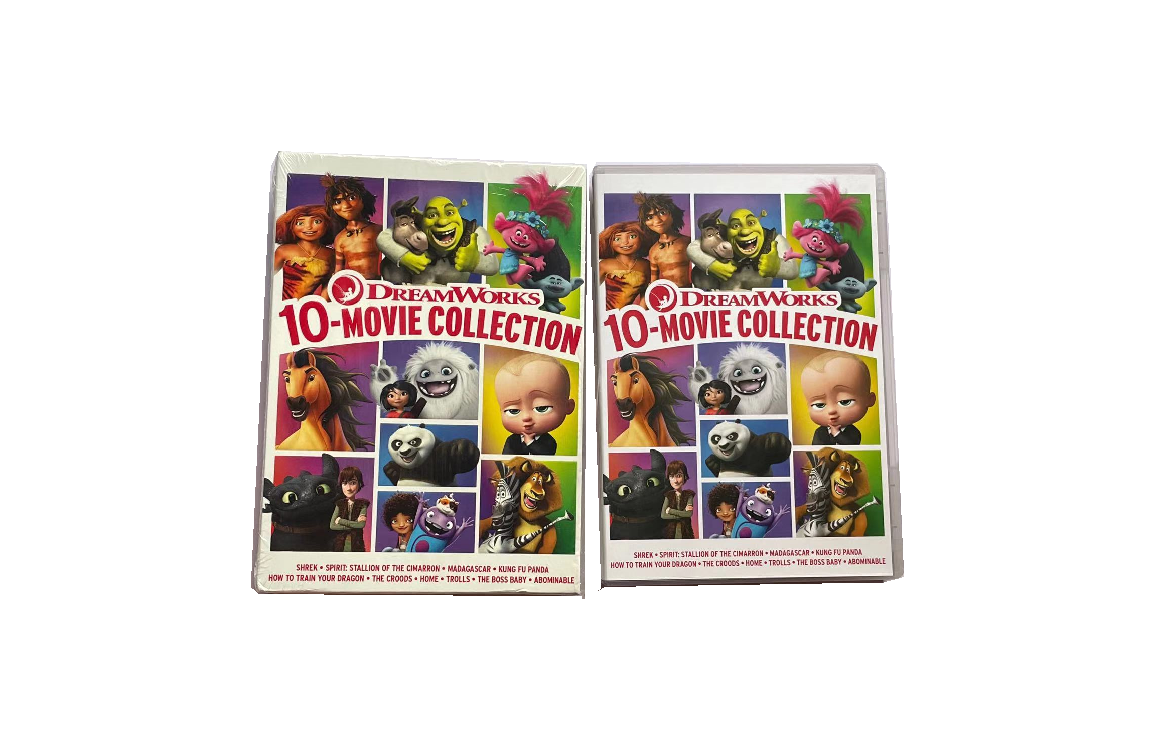 Dreamwork 10 discos coleção de filmes, 10 discos, presente