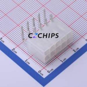 FWF42003-D10B22TK Wire-to-Board Pin Header Bent Lead Through Hole,P=4.2mm Connector 2x5P 4.2mm Right Angle Insert 10P - Product Image 1