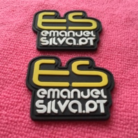 Patch en caoutchouc sans poison pour logo 3D pour bande, patch en caoutchouc de silicone lavable pour sacs