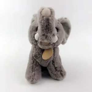 Produk promosi boneka gajah hewan lucu Mini abu-abu boneka gajah mainan mewah