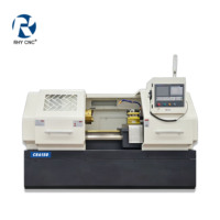 Tour CNC automatique CK6150 à banc plat de 1000 mm pour l'usinage d'arbres, de disques et de filetages