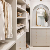 Designs de dressings modernes en cuir sur mesure pour toute la maison, dressing intégré pour chambre principale, meubles de maison