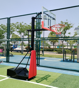 Giá đỡ bóng rổ ngoài trời bán buôn, dành cho trường học và huấn luyện tại nhà, giá đỡ bóng rổ tiêu chuẩn hình vuông, thiết bị sân ngoài trời - Product Image 2
