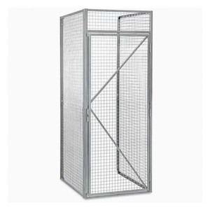 Nhiệm Vụ Nặng Nề Dây Thép Lưới An Ninh Locker Với Cửa Đu Cho Kho Lưu Trữ Chống Trộm Kim Loại Lồng Tủ Với Easyassembly - Product Image 4