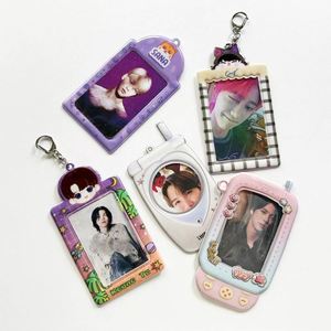 Offre Spéciale – Porte-cartes photo Kpop personnalisé en PVC/acrylique, design sur mesure, carte vierge avec porte-clés, album pour cartes photo - Product Image 1